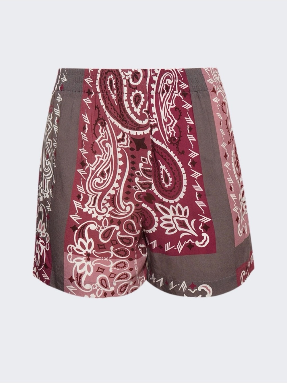 NEW WITH TAGS ***** THE ATTICO
BANDANA SHORTS GREY AND MAUVE